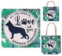 Doggy Style Eco Shopper - Shopping Bag/Shopper Bag/Reusable Shopping Bag/Tote Bag (German Shepherd)