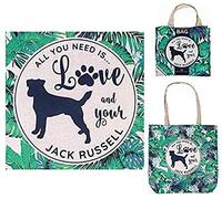 Doggy Style Eco Shopper - Shopping Bag/Shopper Bag/Reusable Shopping Bag/Tote Bag (Jack Russell)