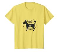 Doggy Style is My Life Pet Lover Graphic T-Shirt, Kids, Lemon, 8 Years
