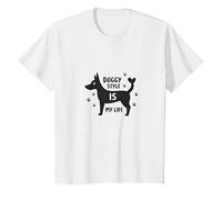 Doggy Style is My Life Pet Lover Graphic T-Shirt, Kids, White, 8 Years