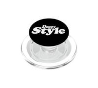 DOGGY STYLE TEXT ON A TEE PopSockets PopGrip for MagSafe