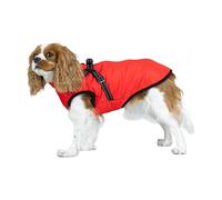 DoggyKings 3 in 1 Jacket (The size is suitable for small to medium-sized dogs such as Staffordshire Bull Terriers; for large dogs, it is recommended to order one size larger.) (Red,3XL)