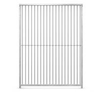 Doghealth Dog Run Panel Heavy-Duty Galvanised Steel Kennel Panel & Fixing Bolts - 1.5m (L) x 1.84m (H) With 5cm Gap