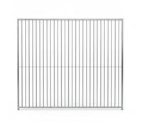 Doghealth Dog Run Panel Heavy-Duty Galvanised Steel Kennel Panel & Fixing Bolts - 2.0m (L) x 1.84m (H) With 5cm Gap