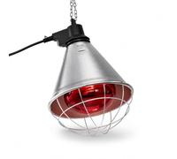 doghealth Infrared Heat Lamp For Puppies, Poultry & Small Animals - 250w Bulb Complete With Lamp & Chain
