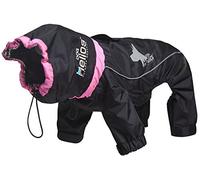 DogHelios Weather-King Ultimate Windproof Full Bodied Pet Dog Coat Jacket, Small, Black