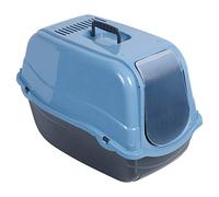 Dogi Click and Secure Pet Cat Litter Tray Toilet Box, Blue