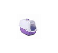 Dogi Click and Secure Pet Cat Litter Tray Toilet Box, Pink