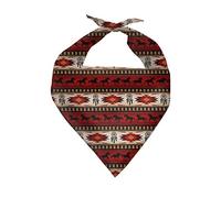 doginthehole Pet Bandanas for Dogs Holiday Valentine's Day,Scarves Daily Bibs,Pets Scarf Triangle Bibs Kerchief for Small Medium Large Dogs Cats - Southwest Tribal Horse Dreamcatcher Design Red