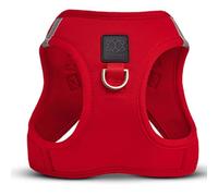 DOGISTRY - SoHo Dog Harness - Award-Winning Luxe No-Pull Design - Crafted for Style, Comfort & Innovation - Iconic Red - M (11-13lbs)