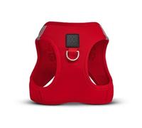 DOGISTRY - SoHo Dog Harness - Award-Winning Luxe No-Pull Design - Crafted for Style, Comfort & Innovation - Iconic Red - S (7-11lbs)