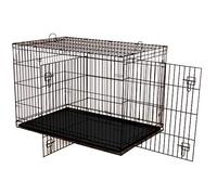 Dogit 2-Door Wire Cage / Home – Black – 77 x 48 x 54.4 cm