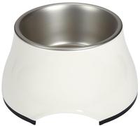 Dogit 2-in-1 Elevated Dish/ Bowl, 300 ml Capacity, White/ Cream