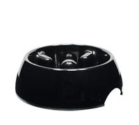 Dogit Go Slow Anti-Gulping Dog Dish Black 2 Sizes - Medium