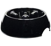 Dogit Go-Slow Anti-Gulp Dog Bowl, Medium, 600 ml, Black