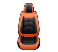 Dogkapm Car Seat Covers For CHEVROLET Cruze For Blazer Captiva For Camaro Aveo Car Accessories Full Coverage Universal Pu Leather Car Seat Covers(Orange 1 Seat)