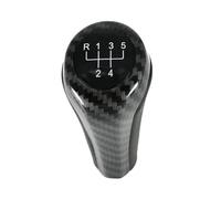 Dogkapm Gear Knob Cover Carbon Fiber Gear Shift Knob for BMW for E46 for E53 for E60 E61 E63 E65 E81 E82 E83 E84 E87 E90 E91 E92 X1 X3 X5 for 1356Series(5 Speed Carbon Fiber)