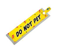 dogkit DO NOT PET Space Awareness Sleeve for Reactive Dogs, Reflective, Waterproof, Double Sided Slip-on for the Dog Lead (Yellow & Pink)