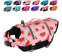Doglay - Dog Life Jacket, Dog Life Vest for Swimming Boating, Adjustable Puppy Life Vest with Reflective Stripes, Swimming Vest for Small Medium Dogs