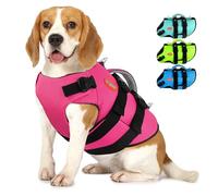 Doglay - Dog Life Jacket, High Flotation Neoprene Dog Life Jackets, Adjustable Reflective Life Jackets for Boat, Lightweight Life Preserver with Handle and Double D-Rings for Dogs