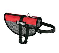 Dogline N0253-3-0210 Service Dog Vest Harness, X-Large/30" x 38", Red