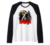 Dogman America's Werewolf: Monster Cryptid T-Shirt Raglan Baseball Tee
