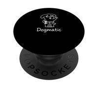 Dogmatic Preaching Dog Christian Humor Funny Theology PopSockets Adhesive PopGrip
