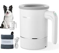 DOGNESS Automatic Paw Cleaner for Dogs, Dog Paw Cleaner with Soft Silicone, 2400mAh, Type-C Quick Charge, 360° All-round Pet Paw Cleaner, Gentle on Dog Paw Washer for Massage Grooming Dirty Claws