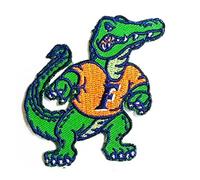 DOGNNAK Florida Gators Standing Football Sports Logo Green Star Iron-On Patch