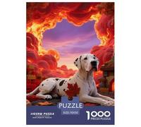 Dogo 1000 Pieces Jigsaw Puzzles Cute Pets Family PuzzleGame Staycation Kill Time Home Decoration Gift Game for Boys And Girls Age 14+ ForAdults 70x50cm/1000pcs