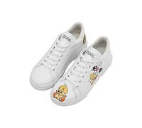 DOGO Women's Ace Sneakers, White, 4 UK