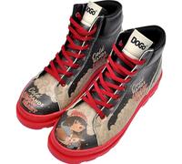 DOGO Ankle Boots for Women - Vegan Leather and Handmade Women Booties and Ankle Boots, Cold Hands Warm Hearts Design