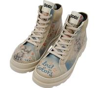 DOGO Ankle Boots for Women - Vegan Leather and Handmade Women Booties and Ankle Boots, Lost in Colors Design