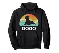 Dogo Argentino Dog Pet Love Rescue Retro Men Women Bark Pullover Hoodie
