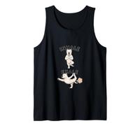 Dogo Argentino Practicing Yoga Inhale - exale DIGOR Funny Tank Top