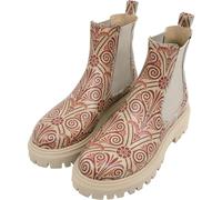 DOGO Aura Chelsea Boots for Women - Handmade and Vegan Leather Ankle Boots for Women, Majestic Gold Design