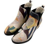 DOGO Chelsea Boots for Women - Vegan Leather and Handmade Heeled Ankle boots for Women, Book Club Design