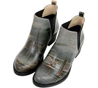 DOGO Chelsea Boots for Women - Vegan Leather and Handmade Heeled Ankle boots for Women, Nature Design