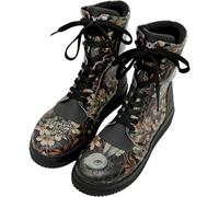 DOGO Future Boots for Women - Vegan Leather and Handmade Platform Boots for Women, Are you lost Design