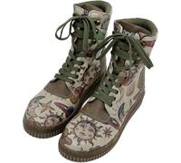 DOGO Future Boots for Women - Vegan Leather and Handmade Platform Boots for Women, Dreams for Dreamers Design