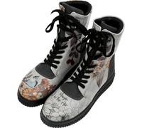 DOGO Future Boots for Women - Vegan Leather and Handmade Platform Boots for Women, Magic in the Air Design