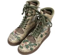 DOGO Future Boots for Women - Vegan Leather and Handmade Platform Boots for Women, Your Voice is Like A Song To Me Design