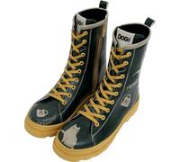 DOGO Gisele Boots for Women - Handmade and Vegan Leather Mid Calf Boots for Women, I Do What I Want Design