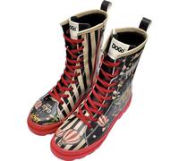 DOGO Gisele Boots for Women - Handmade and Vegan Leather Mid Calf Boots for Women, Lets Find a Place to Get Lost Design