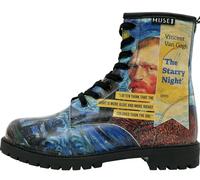 DOGO Long Boots for Women - Vegan Leather and Unique Design Womens Winter Boots, Comfortable and Stylish Womens Boots, The Starry Night Design