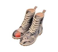 DOGO Long Boots for Women - Vegan Leather and Unique Design Womens Winter Boots, Go Back To Being Yourself
