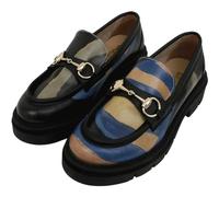 DOGO Penny Loafers for Women - Handmade and Vegan Leather Platform Loafers for Women, Window Design, Size 10