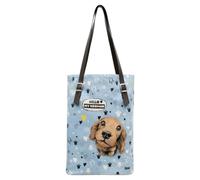 DOGO Sac Haut - Hello My Hooman, Women's Tallbag, Bleu,