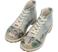 DOGO ShortCut Boots for Women - Vegan Leather and Handmade Ankle Boots for Women, Travel Fills the Soul Design