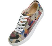 DOGO Vegan Leather Sneakers for Women - Handmade and Unique Fashion Sneakers for Women, Stain, 7 UK